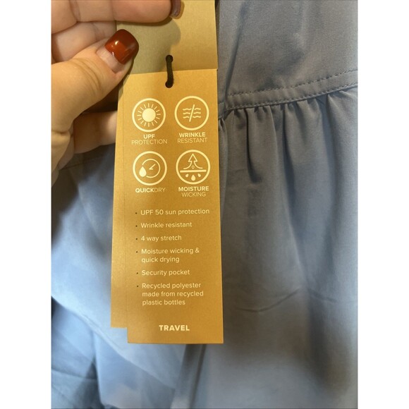 Orvis Pack N Go UV Protection Quick Dry Travel Dress Medium Adjustable Waist - Picture 9 of 15